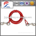 7x7 pvc coated red puppy tie-out cable